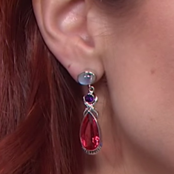 Nicky Butler WATERMELON QUARTZ & MOONSTONE Earring - Picture 3 of 8